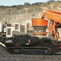 Sandvik Mobile cone crusher in quarry application
